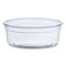 SOLO Bare Eco-Forward 4.6 in. Diameter x 1.8 in. h 8 oz ProPlanet Seal Plastic RPET Deli Containers - Clear (500/Carton)